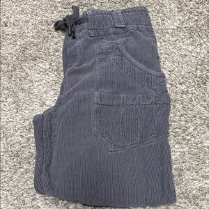 Free People Gray Corduroy cargos